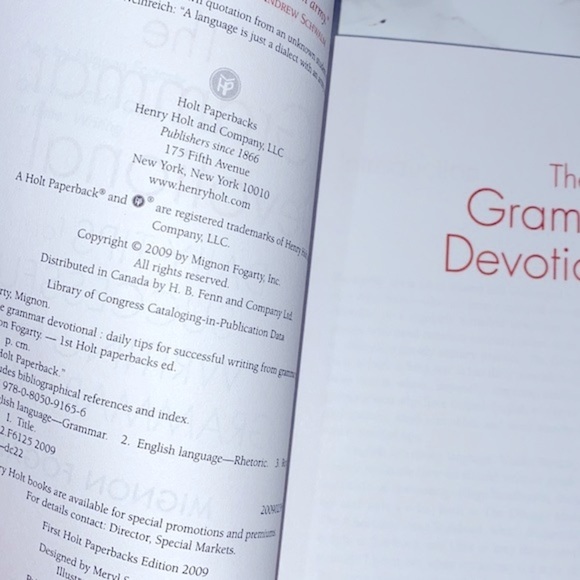 The Grammar Devotional book by Mindy Fogarty - Picture 4 of 6